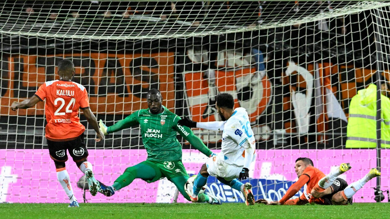 Un Om bipolaire à Lorient - le second but d'Aubameyang